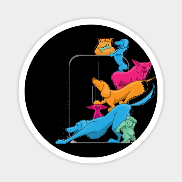 Bichon Frise Dog Lovers Magnet by Heulwen Team